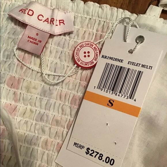 Red Carter Bailey Multi Color Eyelet Jumpsuit NWT - Picture 5 of 6